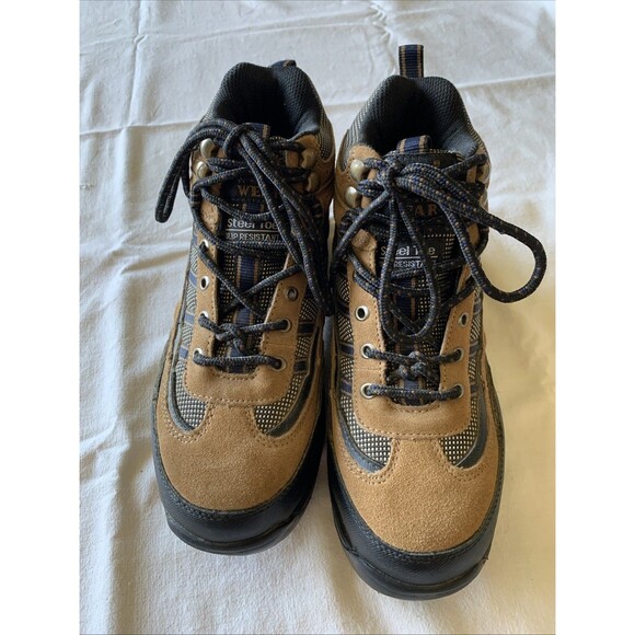 Wrangler Work Wear Steel Toe Slip Resistant Size 8.5 Men’s